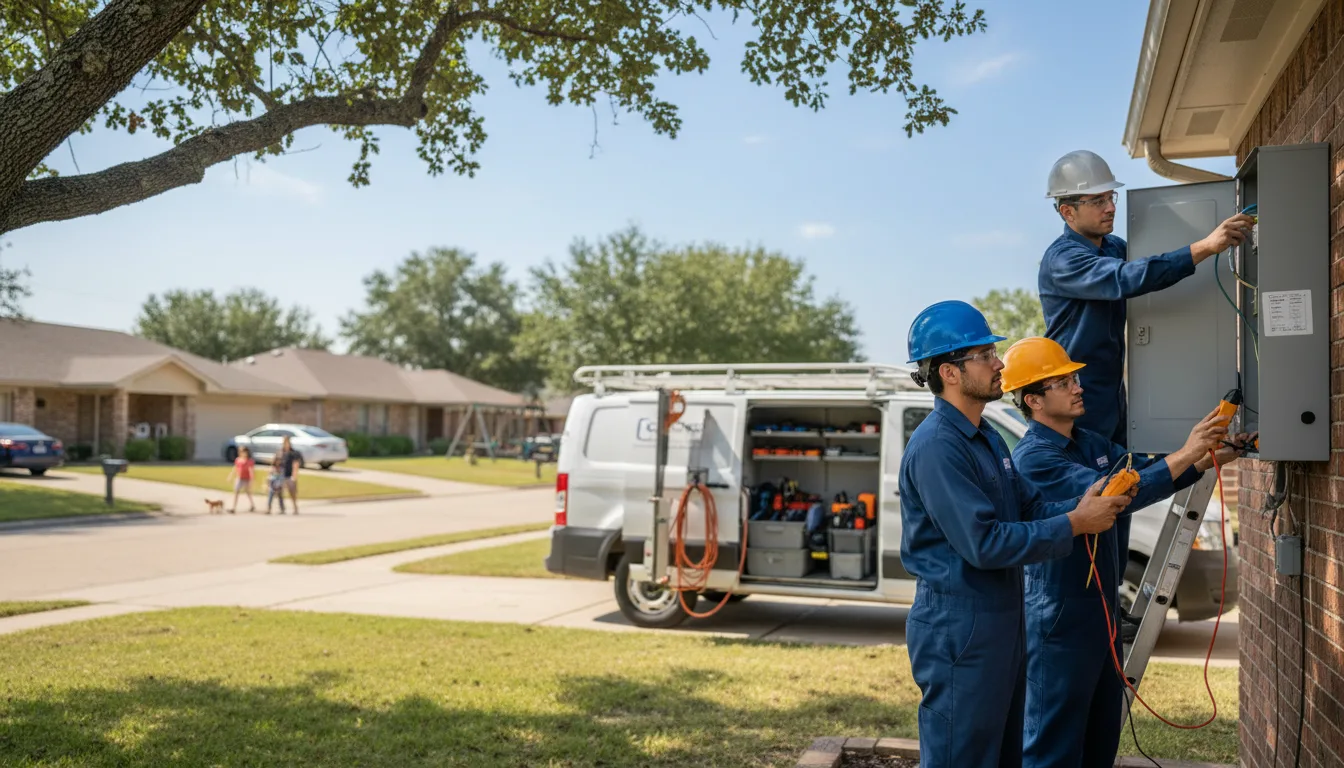 Certified electrician providing emergency electrical services in Ozawkie, KS